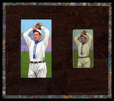 Picture, Helmar Brewing, T206-Helmar Card # 542, Ed WALSH (HOF), Top of wind-up, Chicago White Sox